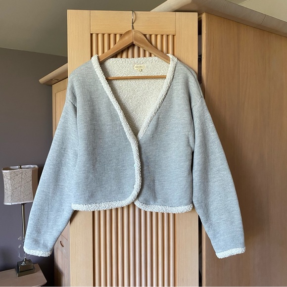 Donni poodle cotton terry cardigan grey - Picture 4 of 11